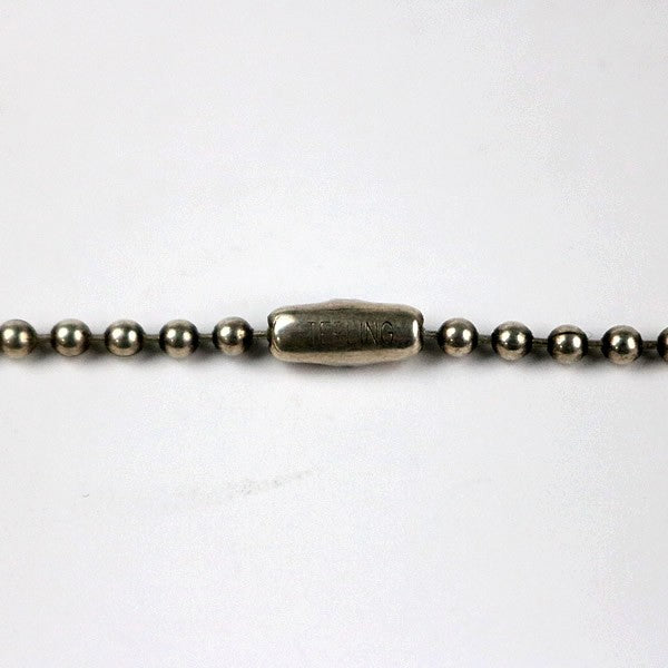 CHROME HEARTS Silver Ball Chain Necklace