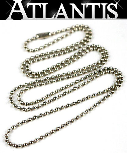 CHROME HEARTS Silver Ball Chain Necklace