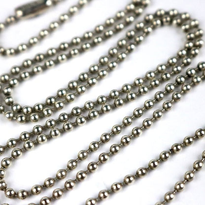 CHROME HEARTS Silver Ball Chain Necklace
