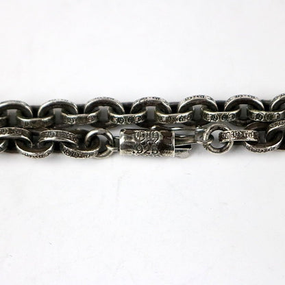 CHROME HEARTS Paperchain Necklace 30" 925 Silver