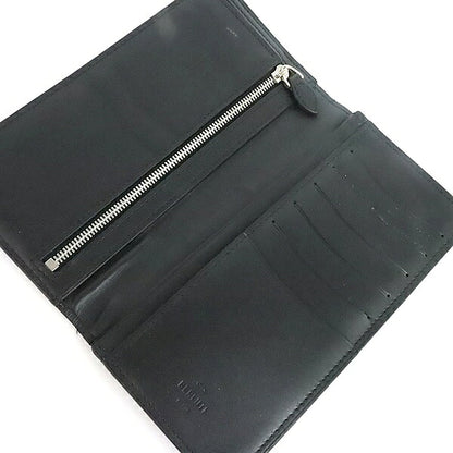 Berluti Santal Scritto Calligraphy Zip Wallet Black