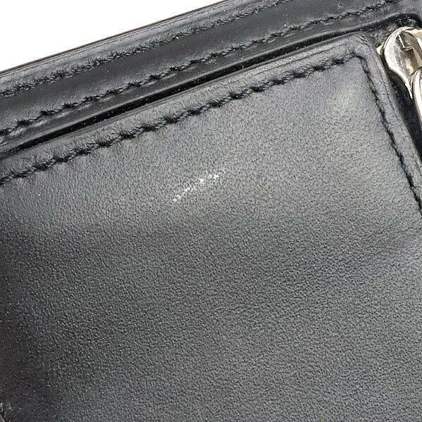 Berluti Santal Scritto Calligraphy Zip Wallet Black