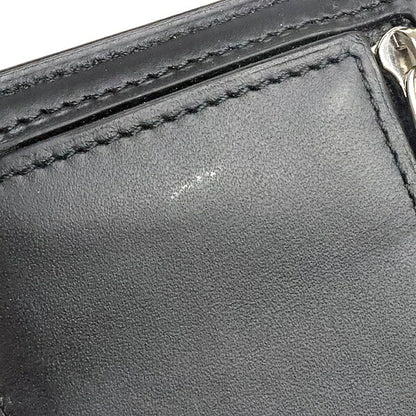 Berluti Santal Scritto Calligraphy Zip Wallet Black
