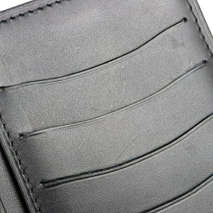 Berluti Santal Scritto Calligraphy Zip Wallet Black