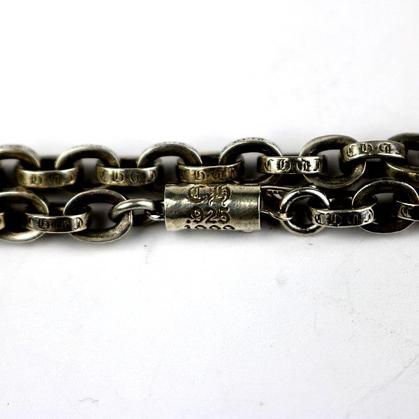 CHROME HEARTS Paperchain Necklace 20" 925 Silver