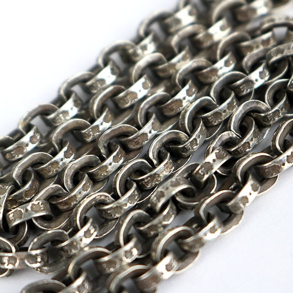 CHROME HEARTS SV925 Paperchain 49cm Necklace Silver
