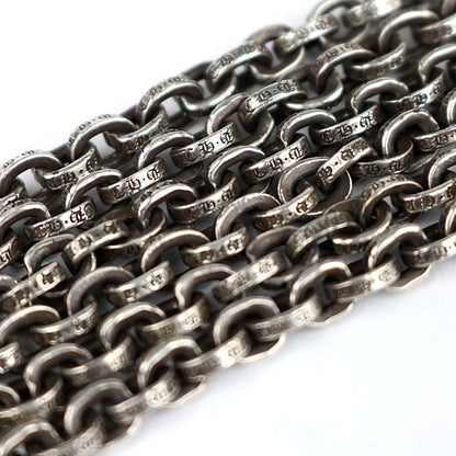 CHROME HEARTS Paperchain Necklace 20" 925 Silver