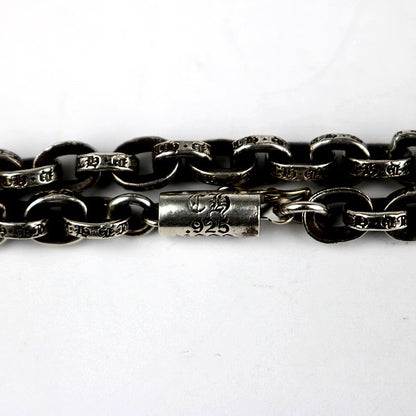 CHROME HEARTS Paperchain Necklace 20" 925 Silver