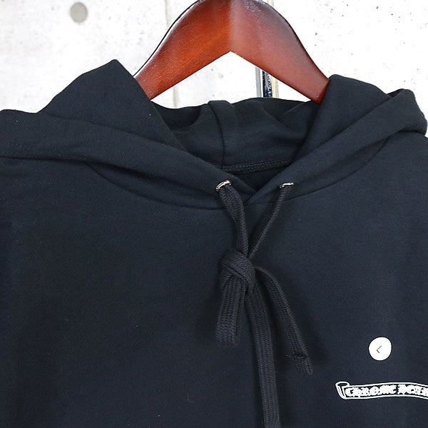 CHROME HEARTS Scroll Label Cotton Hoodie Black Size L