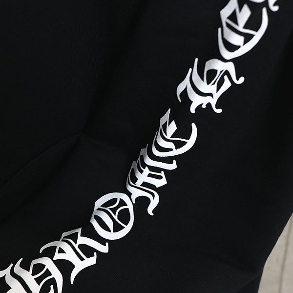 CHROME HEARTS Scroll Label Cotton Hoodie Black Size L