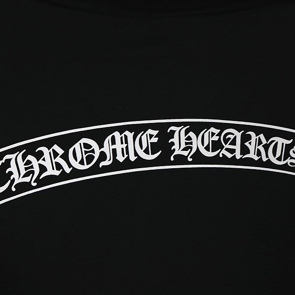 CHROME HEARTS Scroll Label Cotton Hoodie Black Size L
