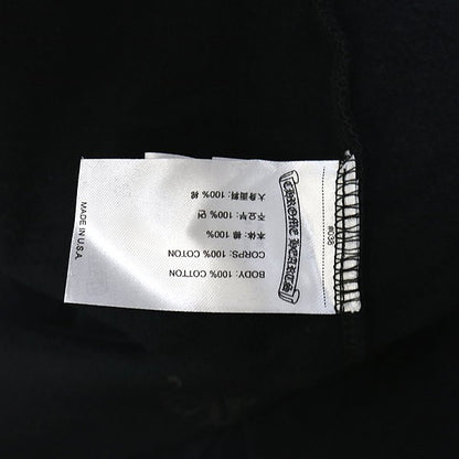 CHROME HEARTS Scroll Label Cotton Hoodie Black Size L