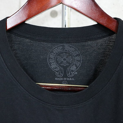 CHROME HEARTS NYC Scroll Label Logo T-Shirt Black Size XXL