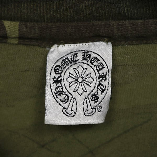 CHROME HEARTS Vintage Camo Cross Embroidered T-Shirt Size L