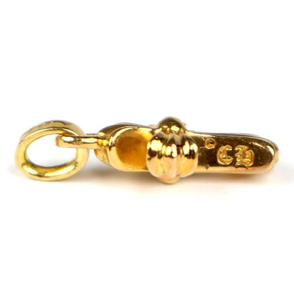 CHROME HEARTS 22K Baby Fat Cross Gold Charm