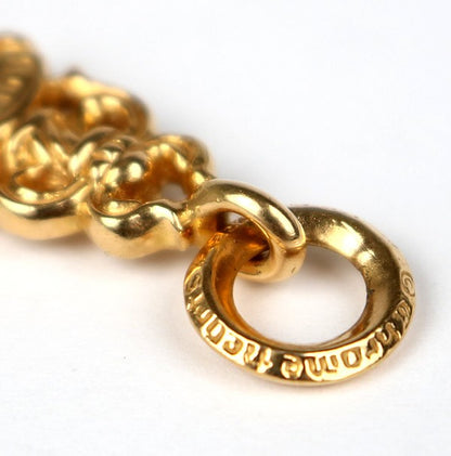 CHROME HEARTS 22K Old Dagger #5 Diamond Charm Gold