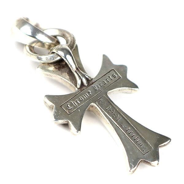 CHROME HEARTS Small CH Cross w/ Bail Pendant 925 Silver