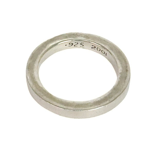 CHROME HEARTS 3mm Plain Spacer Ring SV925 Size JP 16