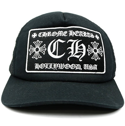 CHROME HEARTS CH Trucker Cap Black