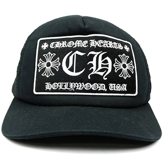 CHROME HEARTS CH Trucker Cap Black