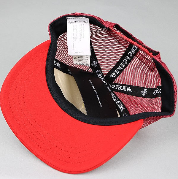 CHROME HEARTS 3 Cross Camo Red/White Trucker Cap