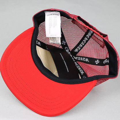 CHROME HEARTS 3 Cross Camo Red/White Trucker Cap