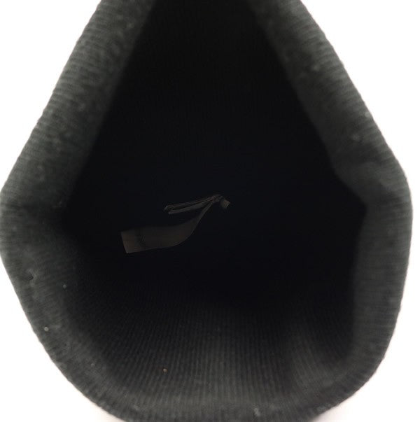 CHROME HEARTS PPO ACRYL Chomper Embroidered Beanie Black