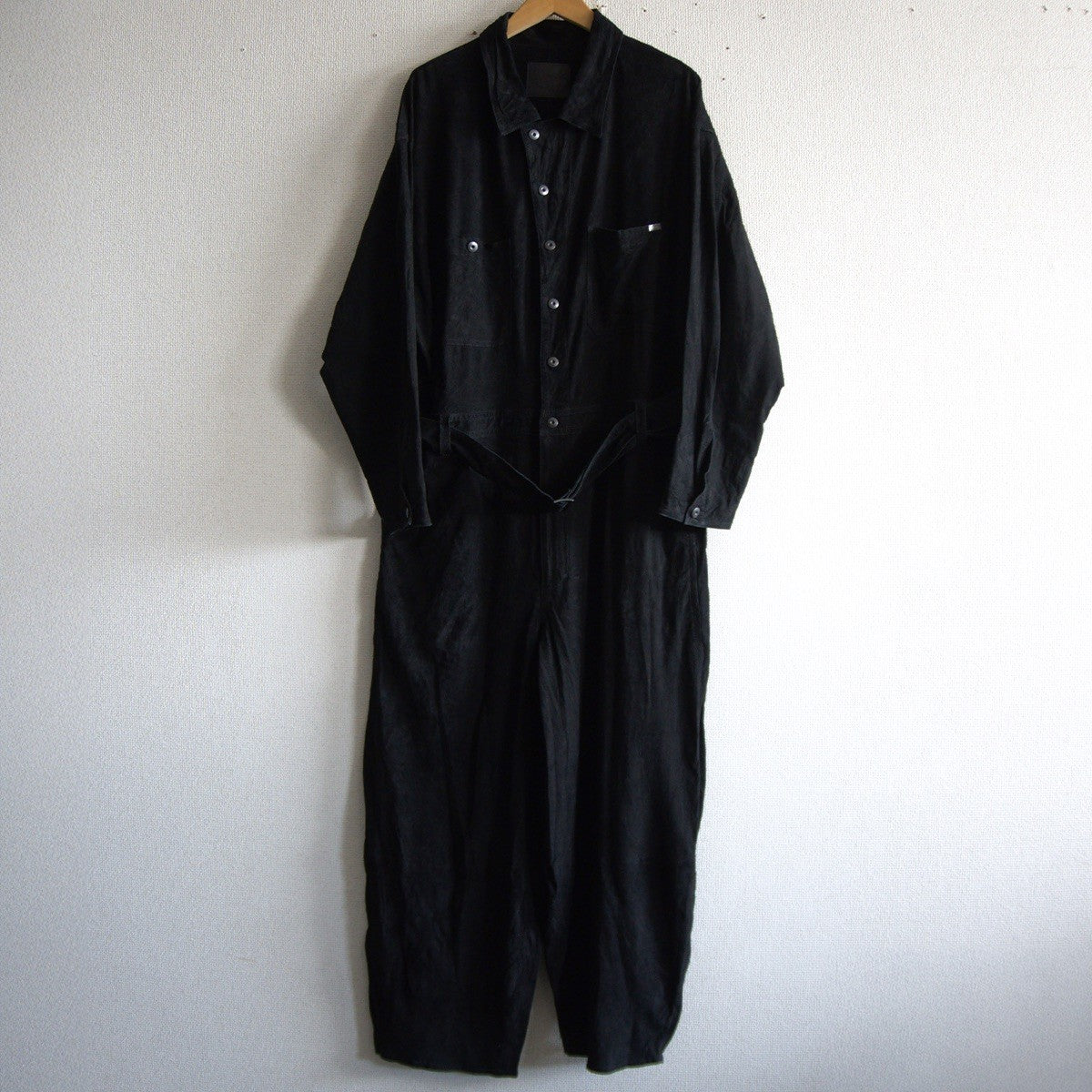 ISAMU KATAYAMA BACKLASH Kangaroo Leather Jumpsuit Size L