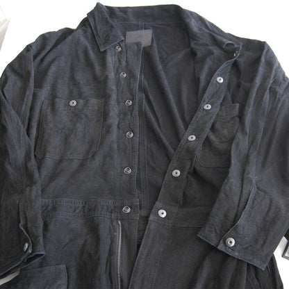 ISAMU KATAYAMA BACKLASH Kangaroo Leather Jumpsuit Size L