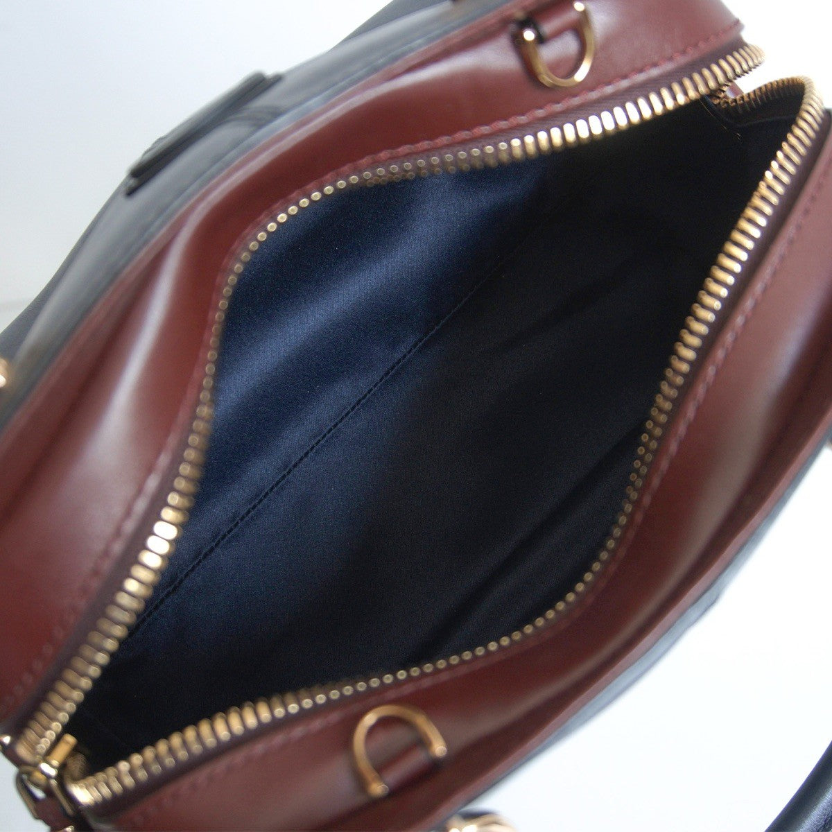 TOD'S Sella Navy Leather 2-Way Shoulder Bag Size ONE SIZE