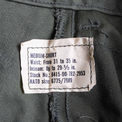 US ARMY 70s M-65 Field Cargo Pants Size MEDIUM