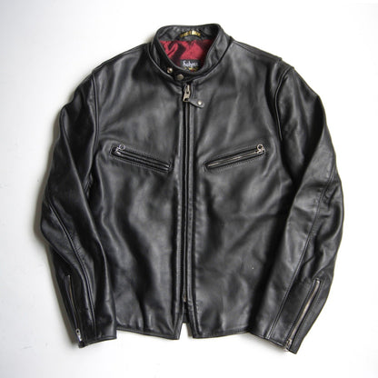 SCHOTT 641XX Made in USA Single Rider Leather Jacket Size 38
