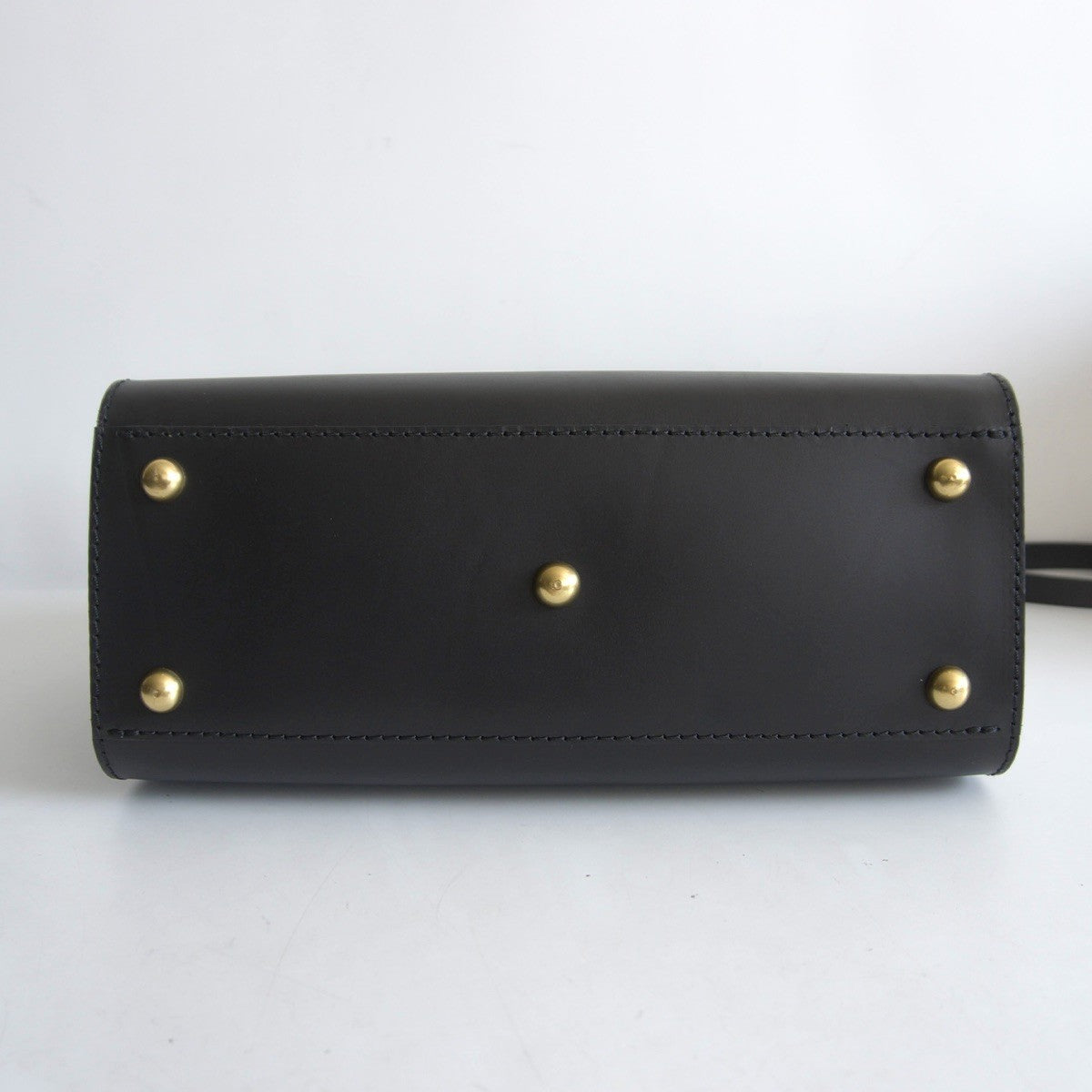 HERZ 2-Way Leather Tote Bag black Size ONE SIZE