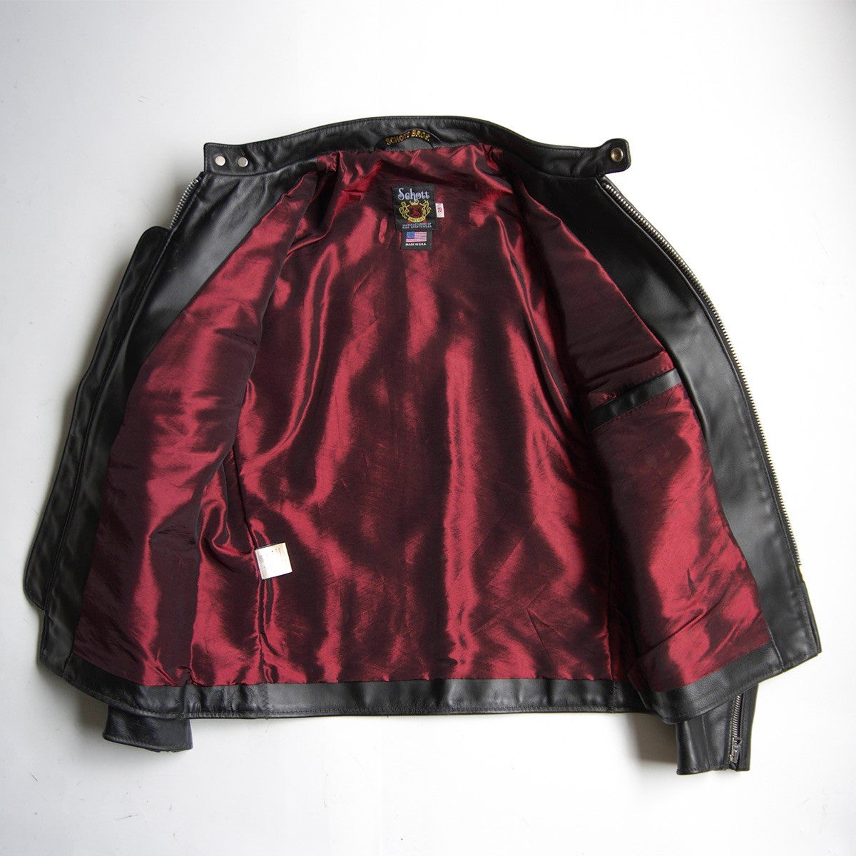 SCHOTT 641XX Made in USA Single Rider Leather Jacket Size 38