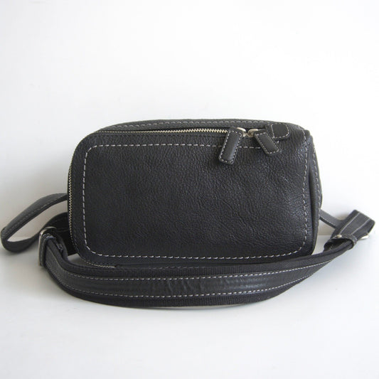 Tsuchiya Kaban Tone Oil Nume Pochette Black Size ONE SIZE