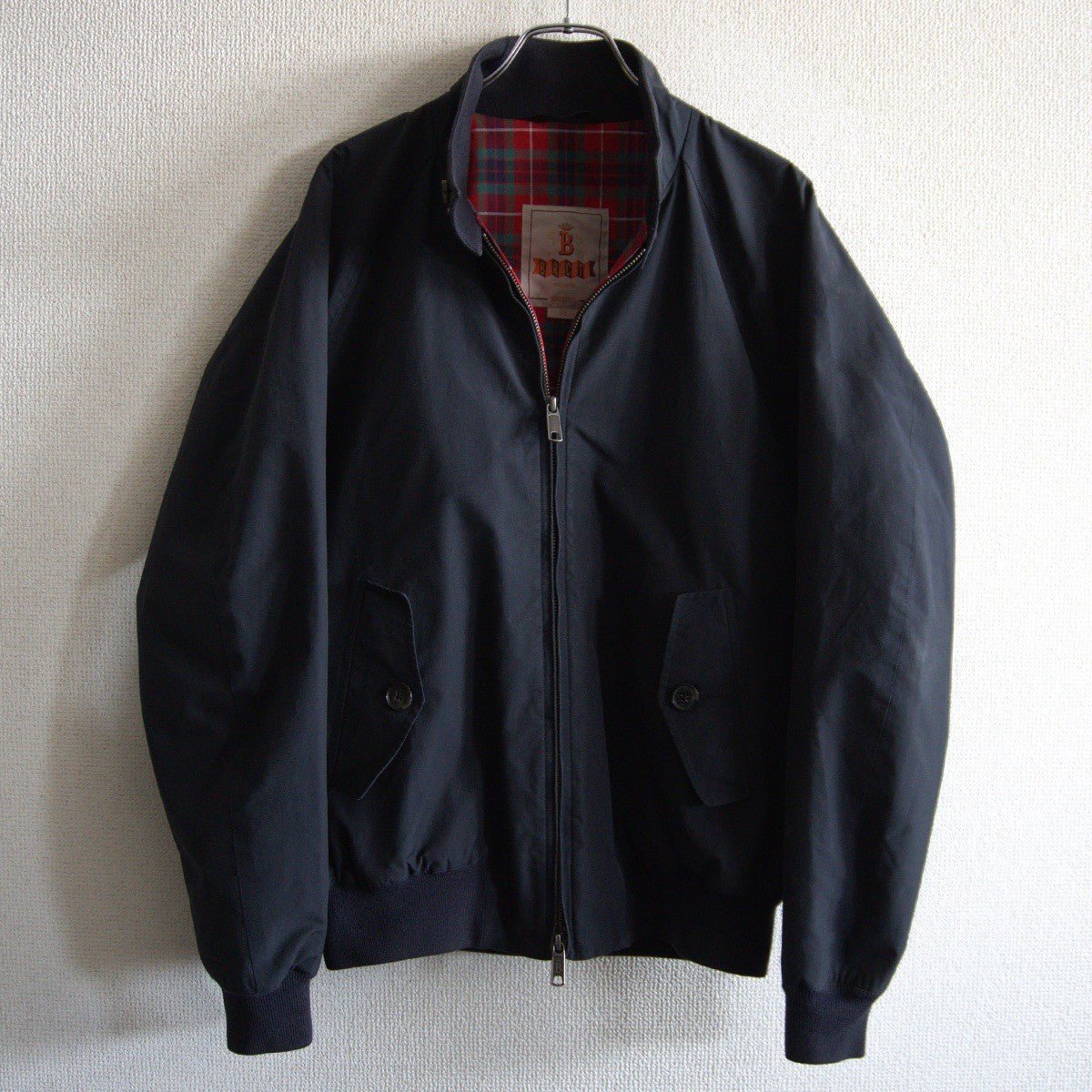 BARACUTA G9 Harrington Jacket Dark Navy Size 38