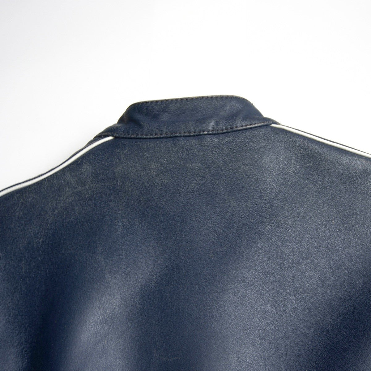 KADOYA BLACK HORSE Single Rider Leather Jacket Size XXL