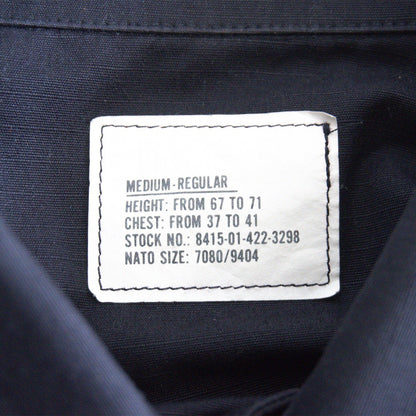 US ARMY 90s BLACK357 BDU Jacket Black Size MEDIUM-REGULAR