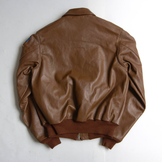 CABLE RAIN A-2 Flight Jacket Horsehide Leather Size XXS