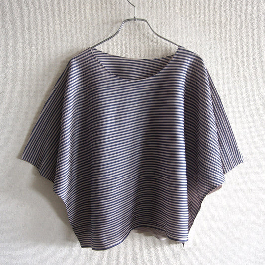 PLEATS PLEASE Horizontal Pleated Blouse Top Size L