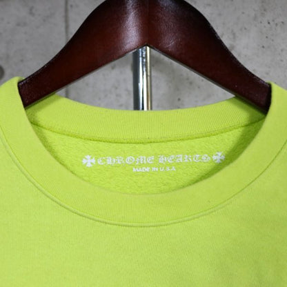 CHROME HEARTS MATTY BOY PPO CHAIN Sweatshirt Yellow Size L