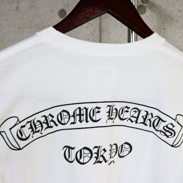 CHROME HEARTS Tokyo Limited Print T-Shirt White Size S