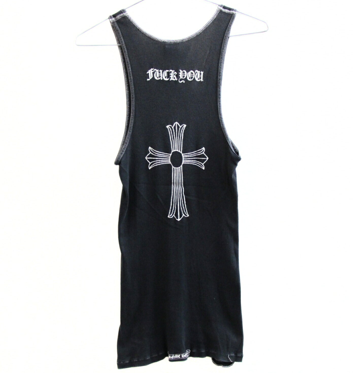 CHROME HEARTS Vintage "FUCK YOU" Large Top Black Size M