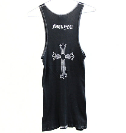 CHROME HEARTS Vintage "FUCK YOU" Large Top Black Size M