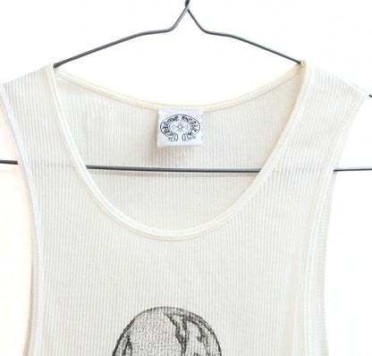 CHROME HEARTS Old Vintage Harriss Teeter Top White Size S