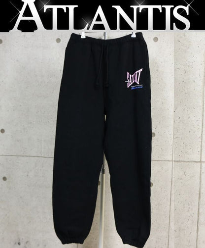 SAINT MICHAEL 25SS RIBON SAINT Sweatpants Black Size M