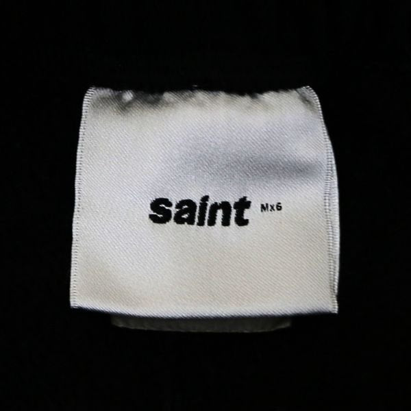 SAINT MICHAEL 25SS RIBON SAINT Sweatpants Black Size M