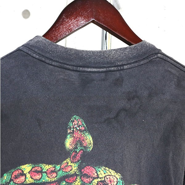 READYMADE Snake Print Long Sleeve Shirt Black Size L