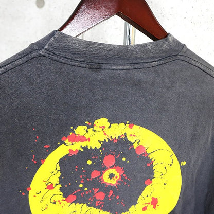 READYMADE Smile Print Short Sleeve T-Shirt Black Size L
