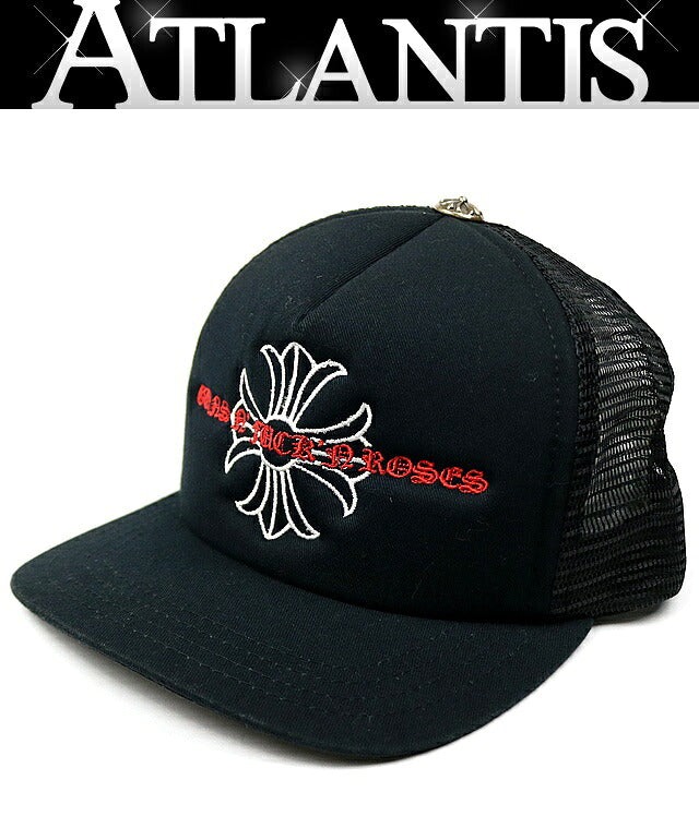 CHROME HEARTS Guns N' Roses Collab Trucker Cap Black